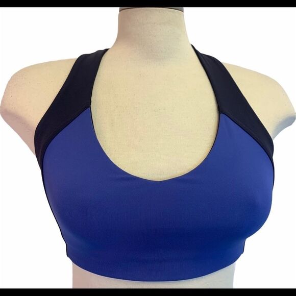 Lululemon blue black sports bra size 4 - Picture 2 of 5